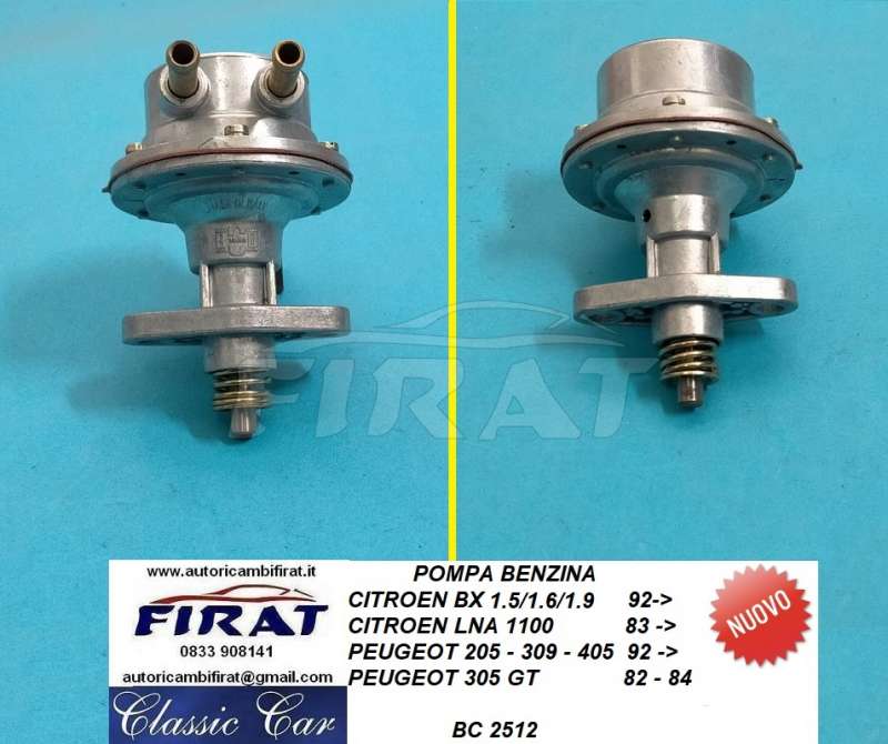 POMPA BENZINA CITROEN BX-LNA PEUGEOT 205-309-405 (2512)